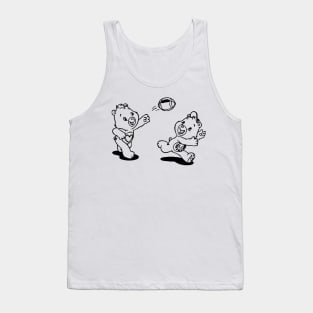 twin bears playing ball Tank Top